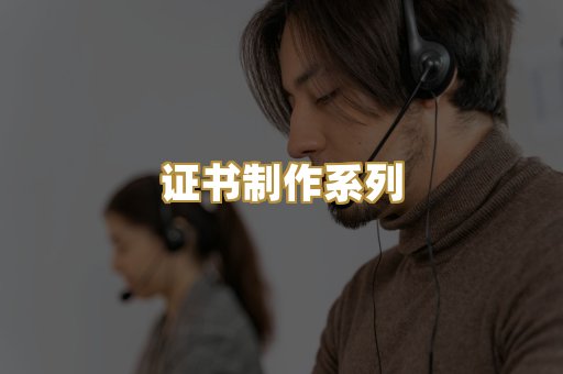证书制作系列